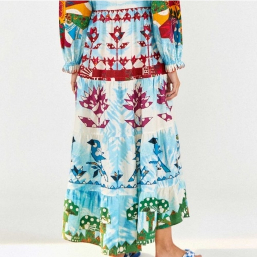 S/M Farm Rio Tye Dye Maxidress - Picture 7 of 10